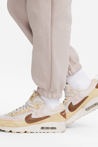 Pantalon polaire taille haute Nike Sportswear Phoenix - Taupe