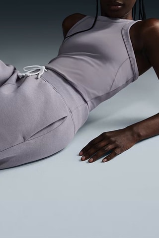 Pantalon regular polaire Phoenix - Violet - Nike