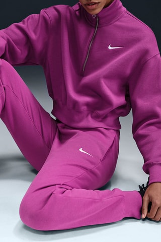 Pantalon regular polaire Phoenix - Fuchsia - Nike