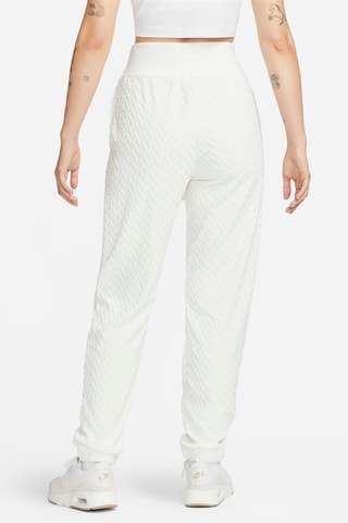 Pantalon polaire taille haute Nike Everyday - Blanc