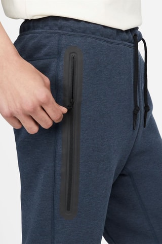 Pantalon polaire de survêtement Nike Tech - Bleu marine chiné