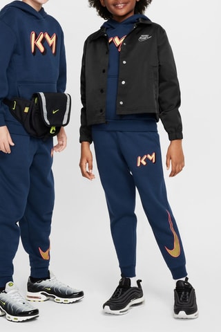 Pantalon polaire de football Kylian Mbappé Nike Club - Bleu marine