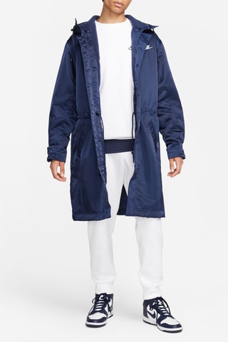 Parka à capuche Nike Club - Bleu marine