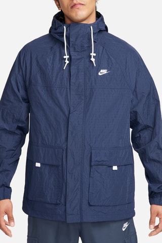 Ciré à capuche Nike Club - Bleu marine
