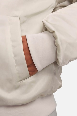 Bomber réversible Mini swoosh varsity - Marron