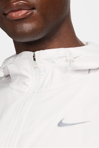 Veste de running à capuche Nike Windrunner - Blanc