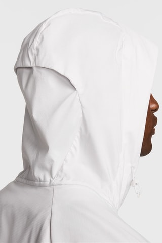 Veste de running à capuche Nike Windrunner - Blanc
