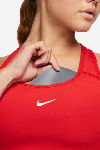 Brassière d’entraînement push-up Swoosh - Rouge - Nike