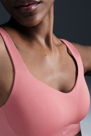 Brassière d’entraînement W Nk Alate Hs - Rose