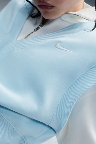 Crop top polaire Phoenix - Ciel