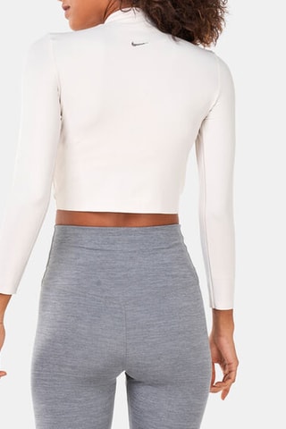 Crop top Nike Yoga Luxe - Blanc