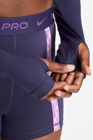 Crop top d’entraînement Nike Pro - Violet
