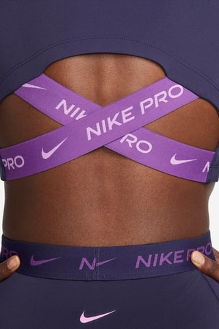 Crop top d’entraînement Nike Pro - Violet