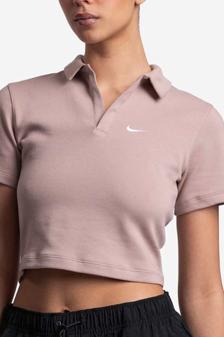 Polo court Essential - Gris clair