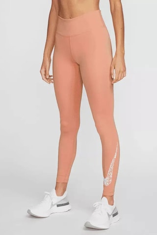 Legging de course 7/8 taille haute Nike Running Swoosh Dri-FIT - Rose