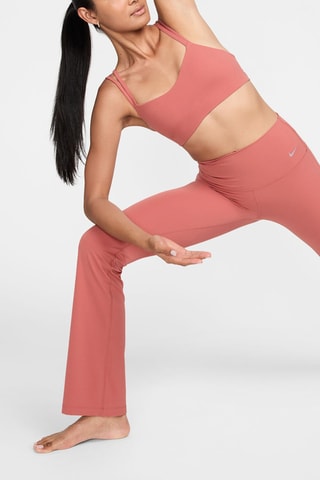 Legging d'entraînement taille haute Zenvy - Rouge