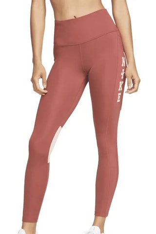 Legging de running taille haute Swoosh Run Fast Dri-FIT - Vieux rose