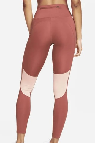 Legging de running taille haute Swoosh Run Fast Dri-FIT - Vieux rose