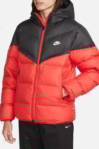 Doudoune à capuche Nike Windrunner PrimaLoft® - Noir et rouge