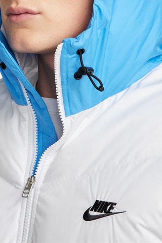 Doudoune à capuche Nike Windrunner PrimaLoft® - Blanc et bleu clair