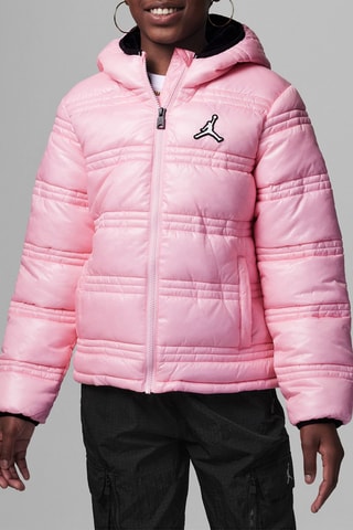 Doudoune à capuche Jordan Core - Rose