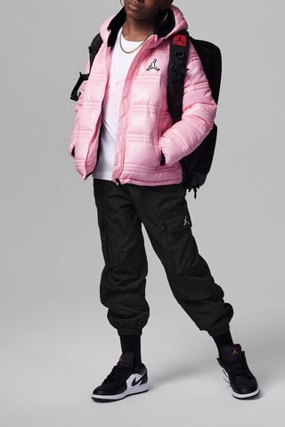 Doudoune à capuche Jordan Core - Rose