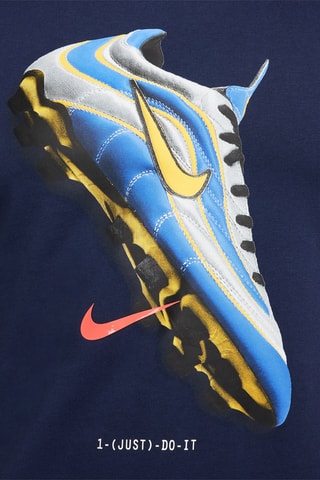 T-shirt de football Nike - Bleu marine
