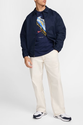 T-shirt de football Nike - Bleu marine