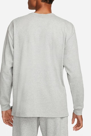 T-shirt regular en coton biologique Premium Essentials - Gris clair chiné - Nike