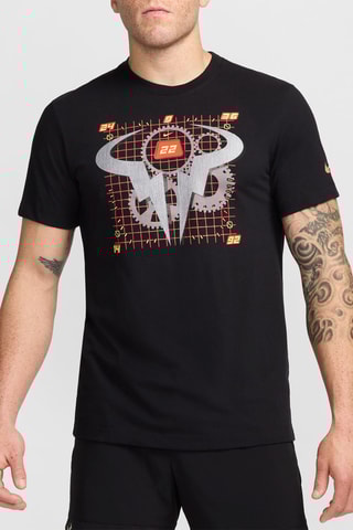 T-shirt de tennis Rafael Nadal NikeCourt - Noir