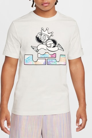 T-shirt regular de basketball LeBron James - Blanc - Nike