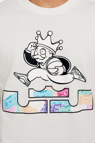 T-shirt regular de basketball LeBron James - Blanc - Nike