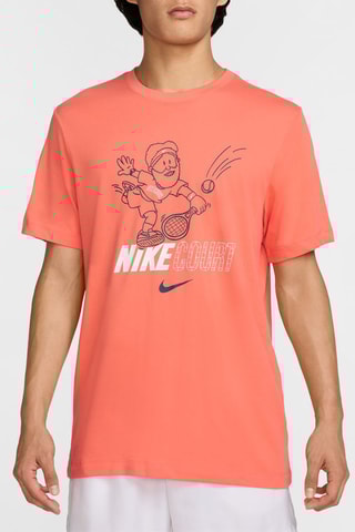 T-shirt regular de tennis Nikecourt - Corail - Nike