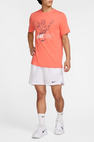 T-shirt regular de tennis Nikecourt - Corail - Nike