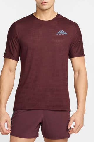 T-shirt de running Solar Chase - Bordeaux - Nike