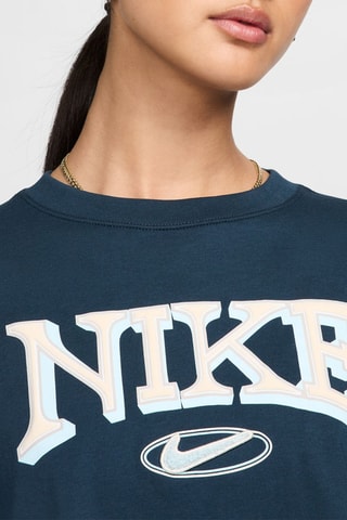 T-shirt cropped Nike Sportswear - Bleu marine