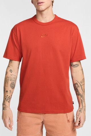 T-shirt en coton biologique Nike Sportswear Premium Essentials - Rouge