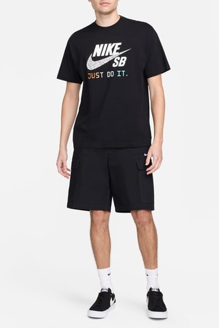 T-shirt de skateboard Nike SB - Noir