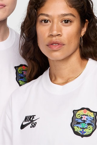 T-shirt de skateboard Nike SB - Blanc