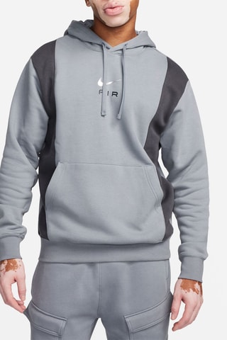 Sweat polaire à capuche Nike Air - Gris clair