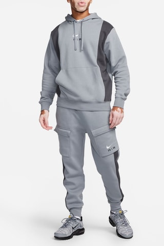 Sweat polaire à capuche Nike Air - Gris clair