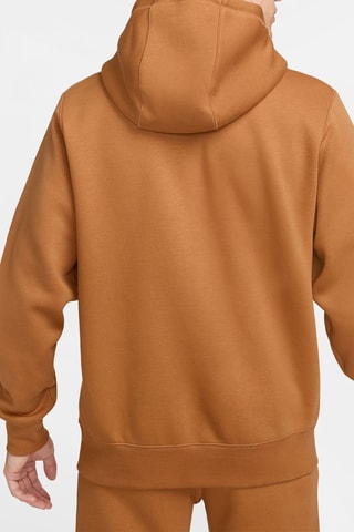 Sweat polaire Nike Club - Marron