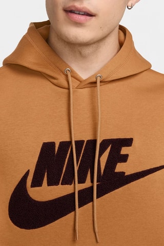 Sweat polaire Nike Club - Marron