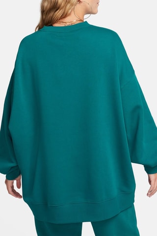 Sweat oversize polaire Nike Sportswear - Vert