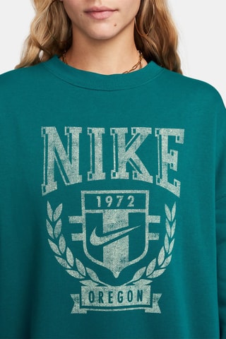 Sweat oversize polaire Nike Sportswear - Vert