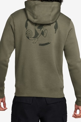 Sweat polaire en capuche de skateboard Nike SB - Vert olive
