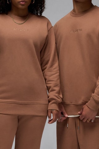 Sweat polaire de basketball Air Jordan Wordmark - Marron