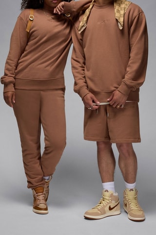 Sweat polaire de basketball Air Jordan Wordmark - Marron