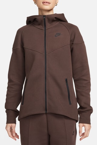 Sweat polaire à capuche Nike Sportswear Tech Windrunner - Marron