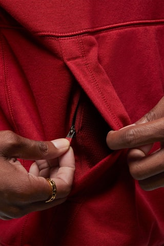 Sweat polaire à capuche de football d’entrainement Jordan 23 Alpha - Rouge
